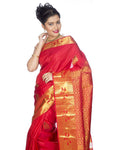 Bridal Red Kanchipuram Silk Saree