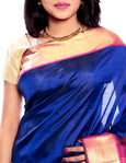 Indian Wedding Saree in Blue color  (MK203)