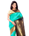 Green Kanchipuram Pure Silk & Pure Zari Saree