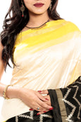Pochampally silk saree online in white