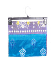 Mandakini Handloom Pure Silk Pochampally Saree (Ikkat saree) in blue color & peacock motifs