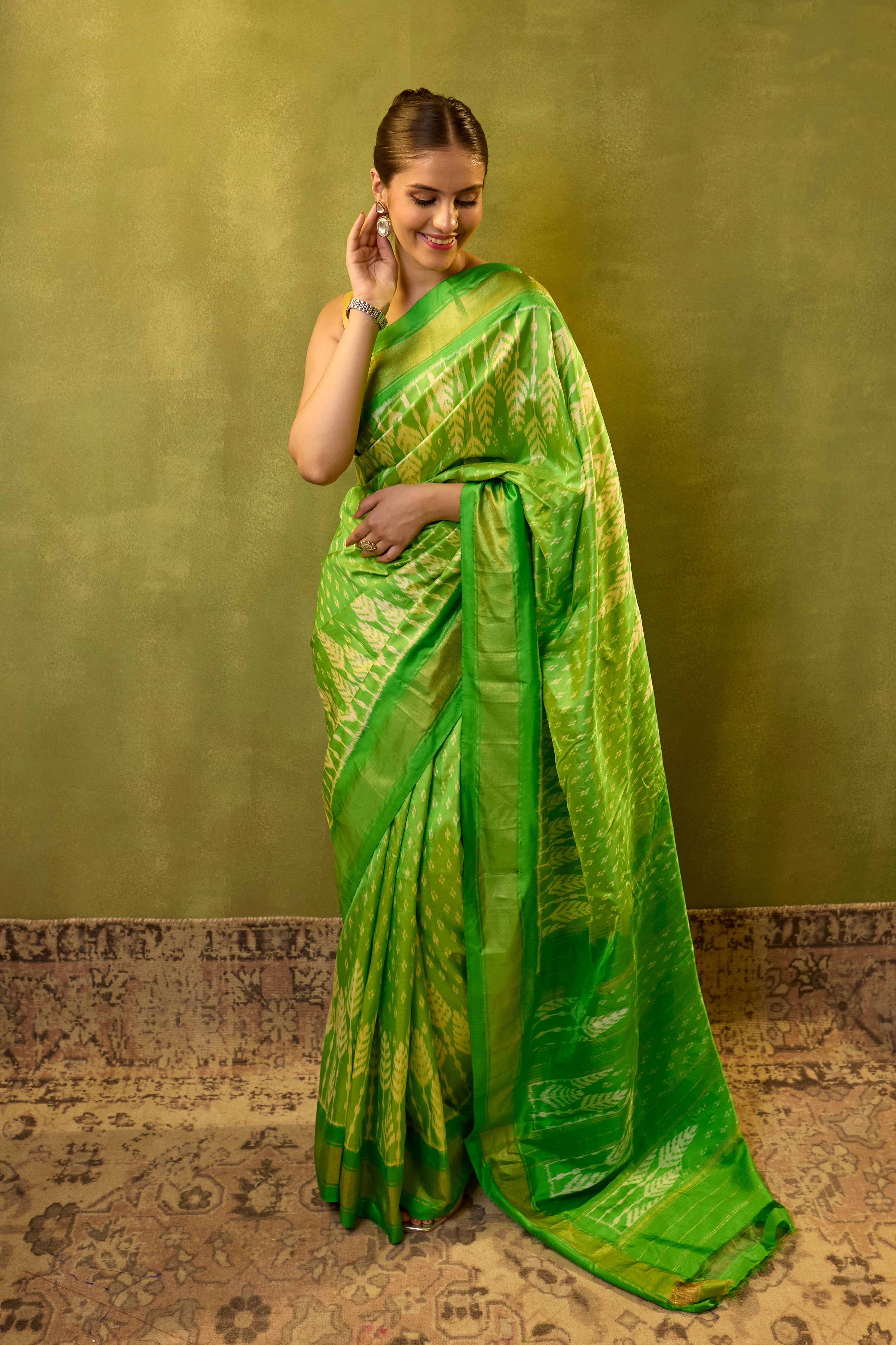 Green Saree