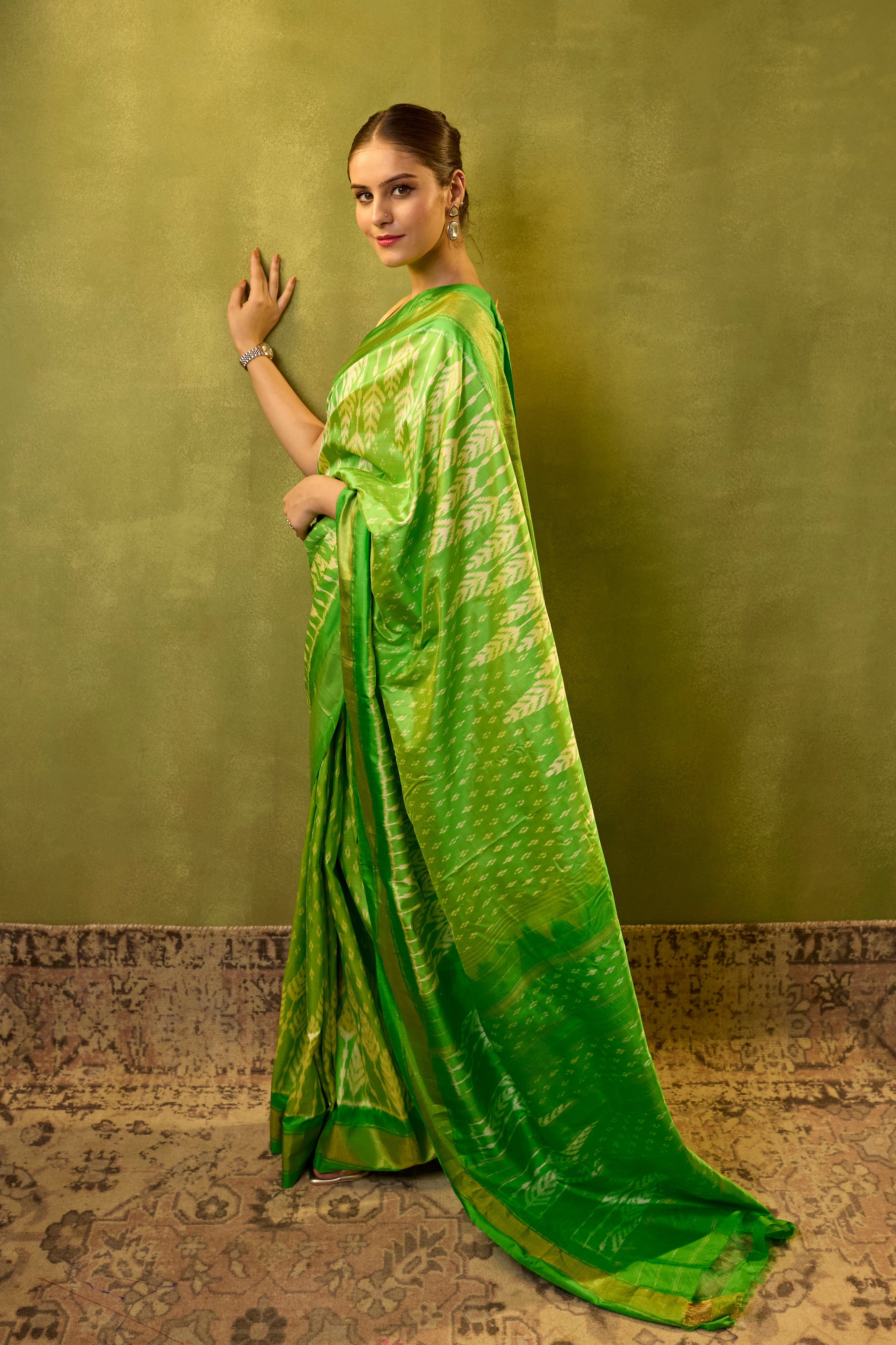 Green Saree