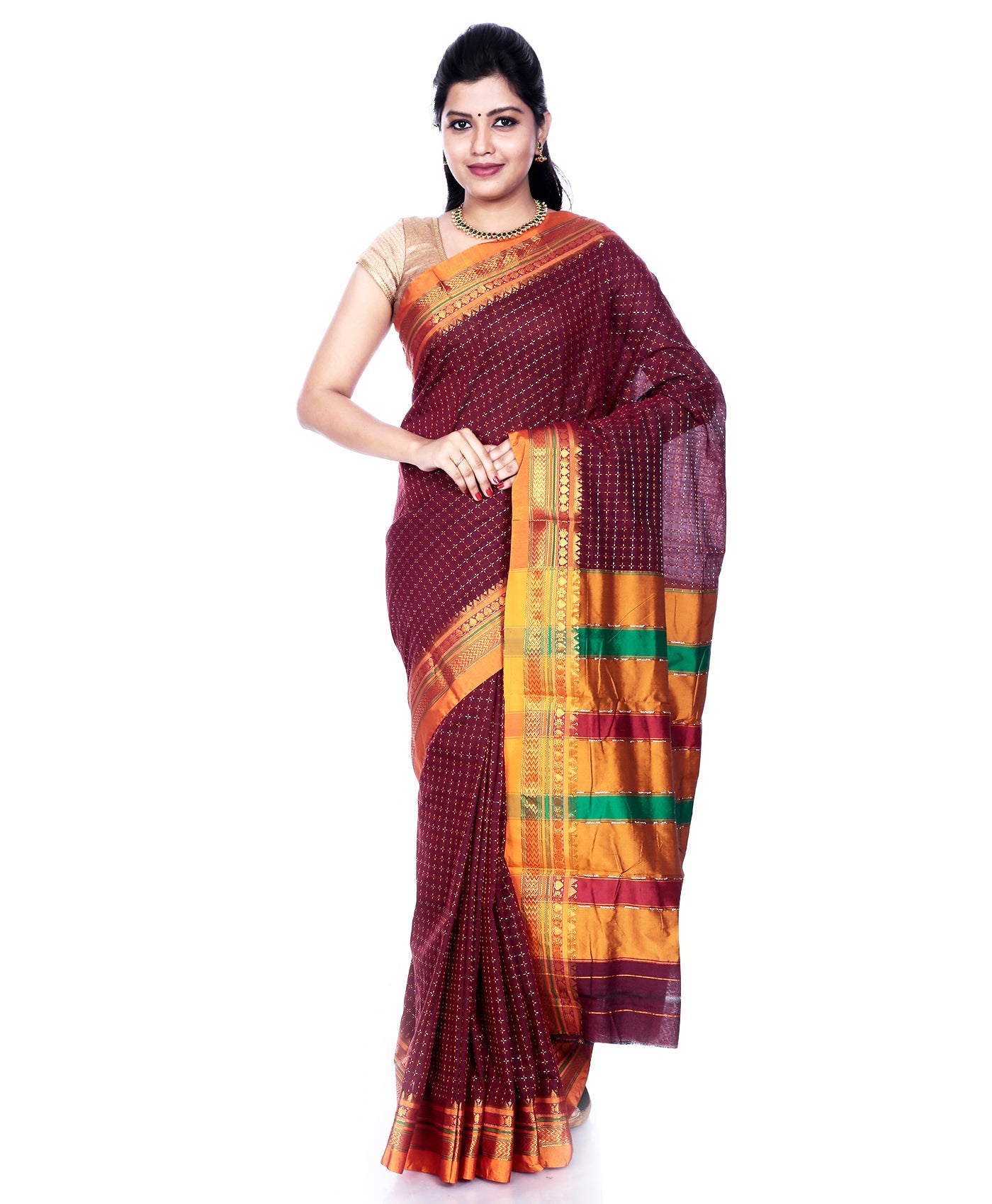 Buy Ilkal Pure Cotton Saree Online