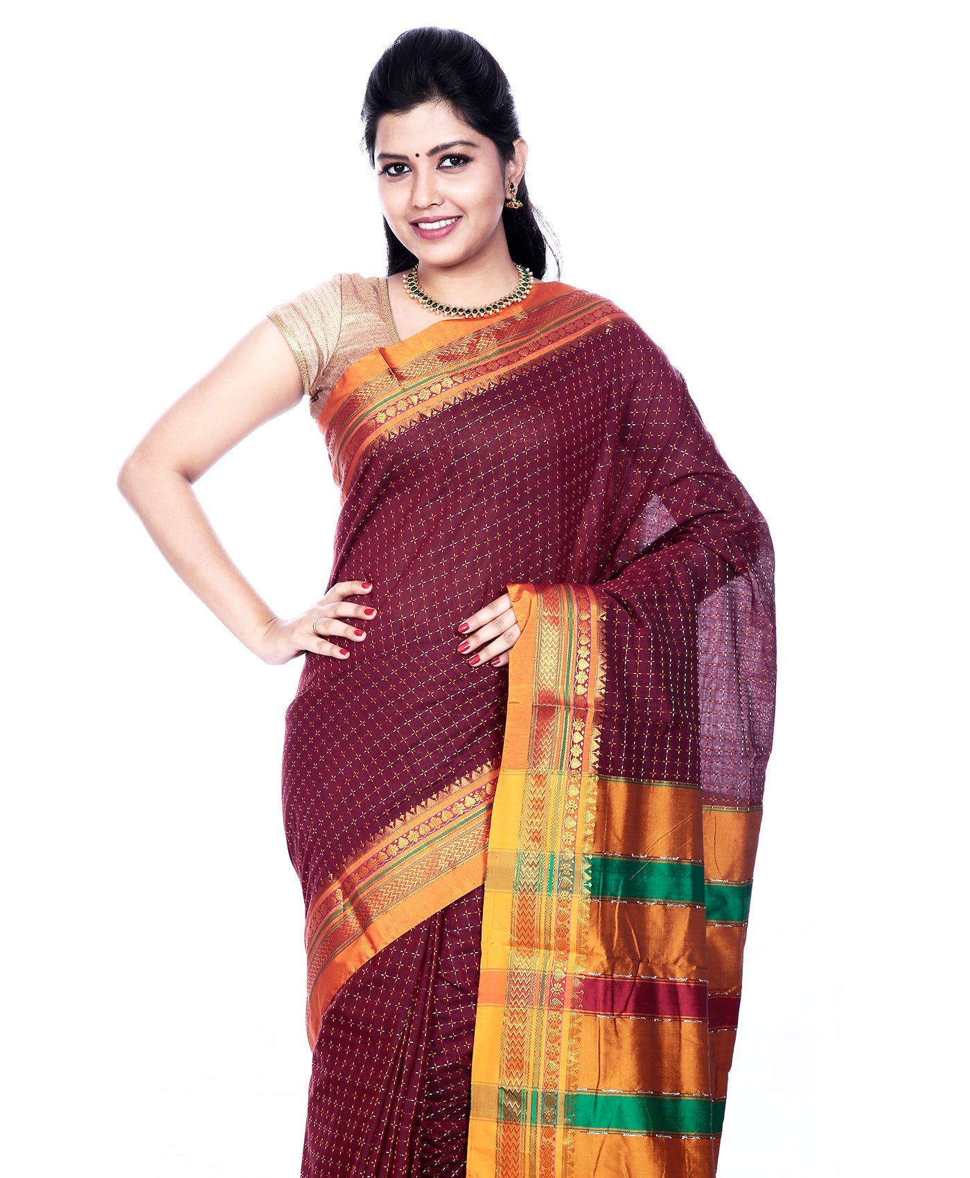 Buy Ilkal Pure Cotton Saree Online