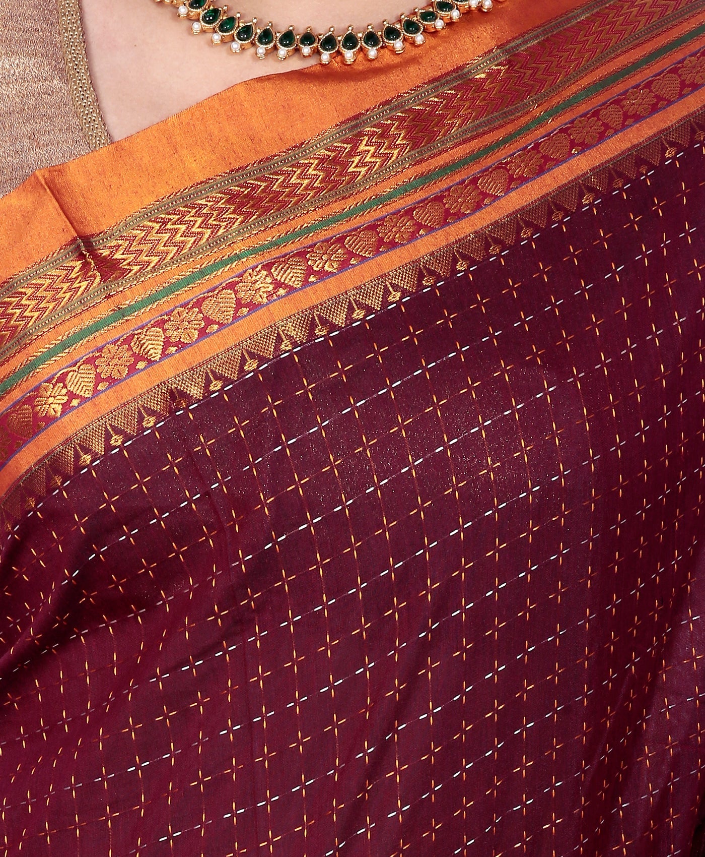 Buy Ilkal Pure Cotton Saree Online