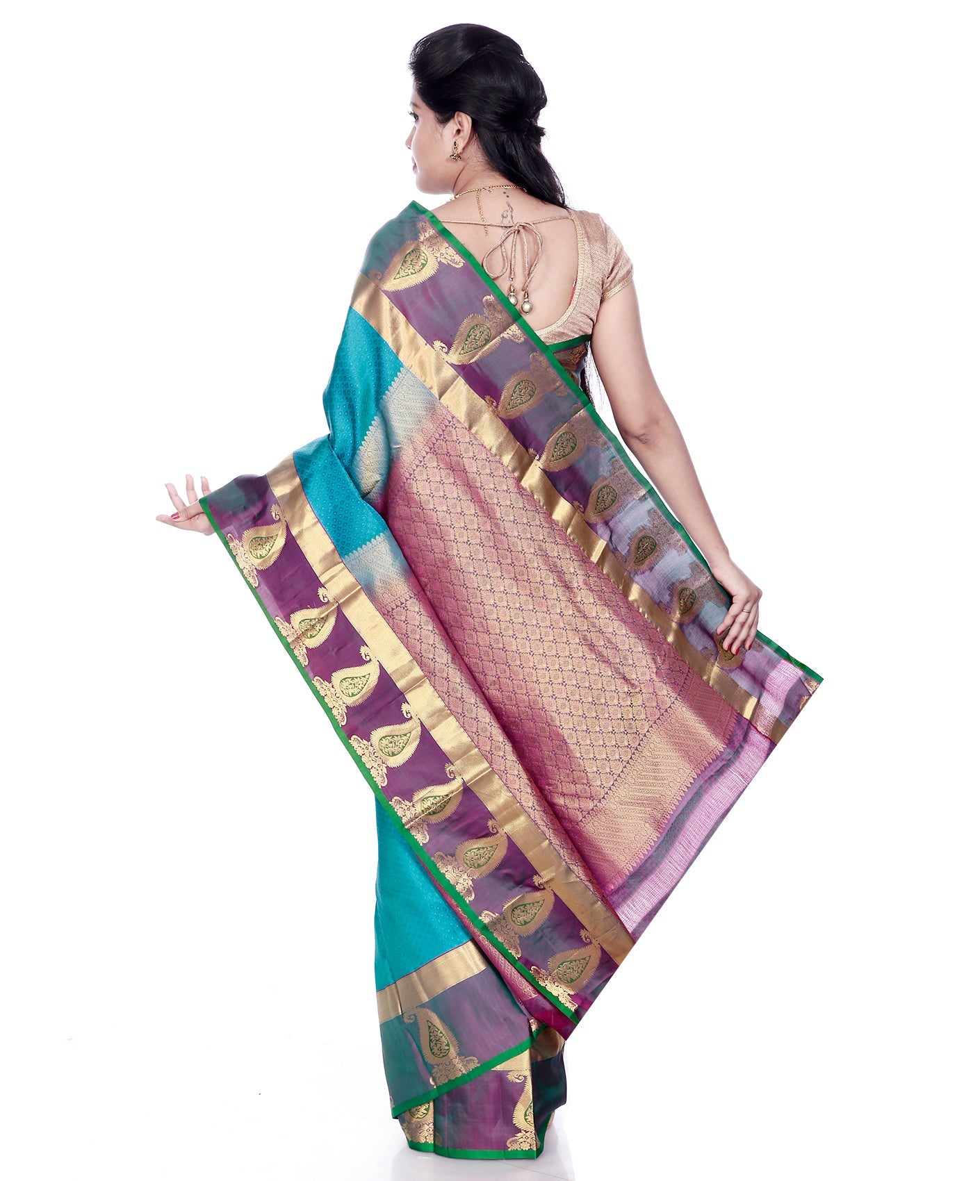 Buy Mandakini Kanchipuram (Kanjivaram) Handloom Pure Silk Sarees Online