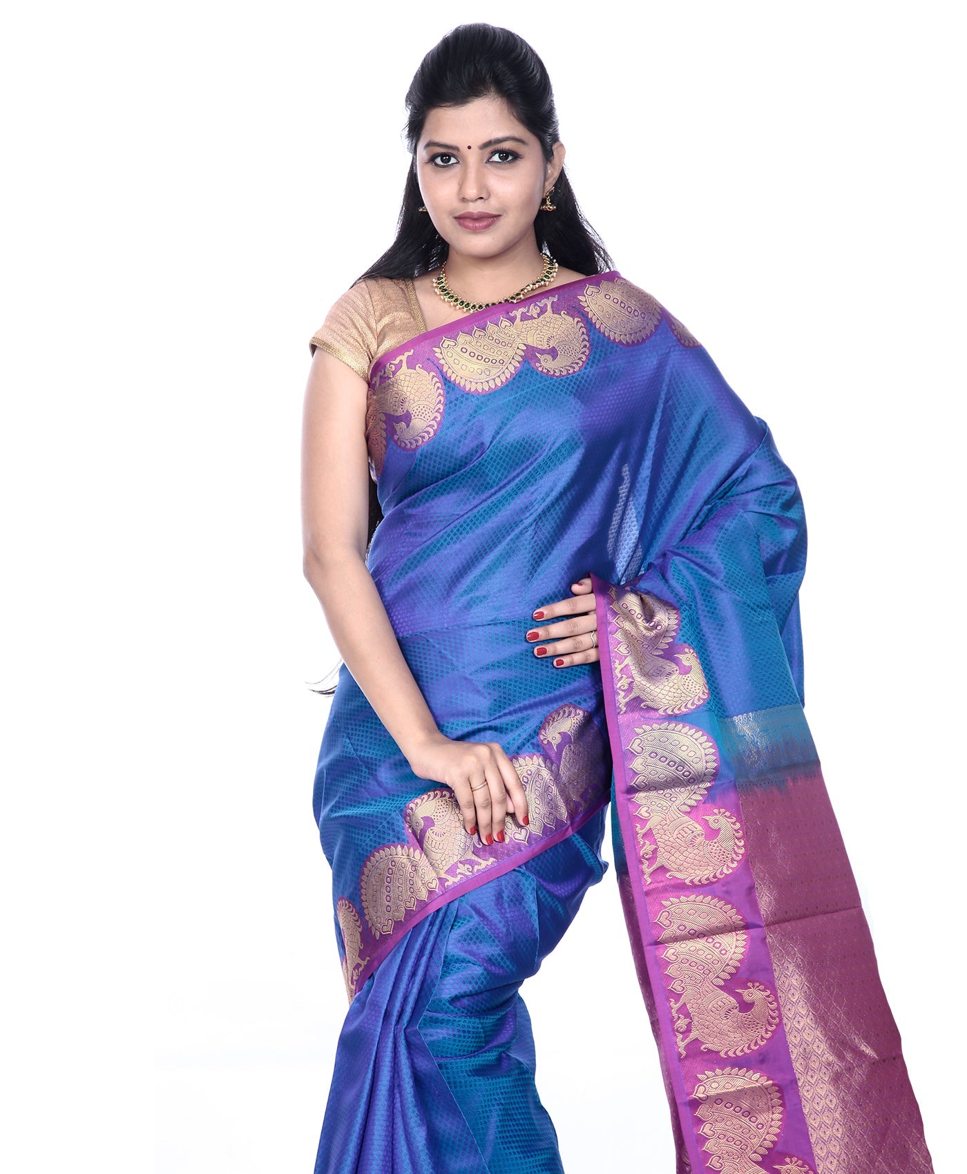 Buy Mandakini Kanchipuram (Kanjivaram) Handloom Pure Silk Sarees Online