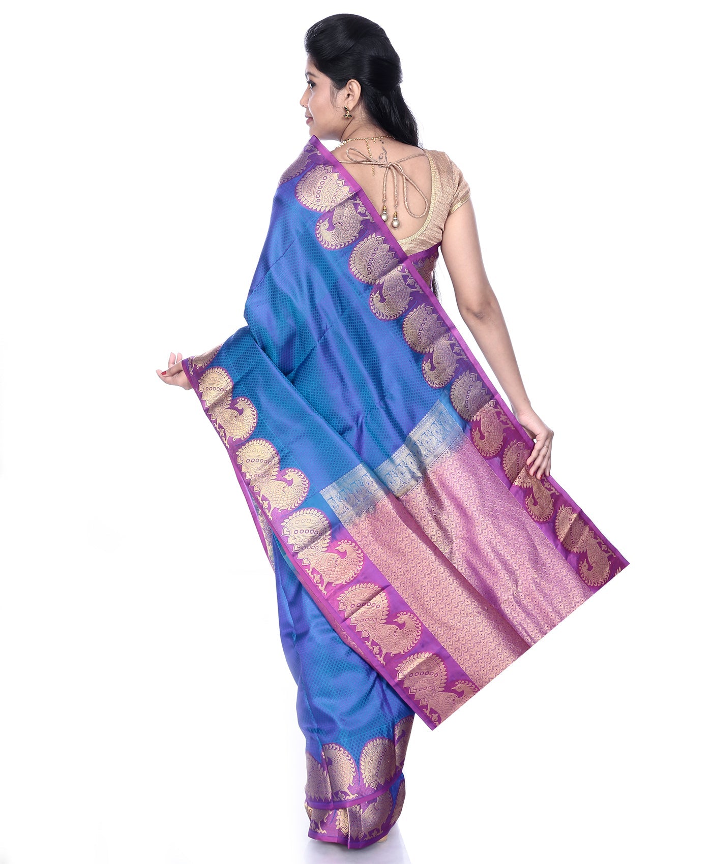 Buy Mandakini Kanchipuram (Kanjivaram) Handloom Pure Silk Sarees Online