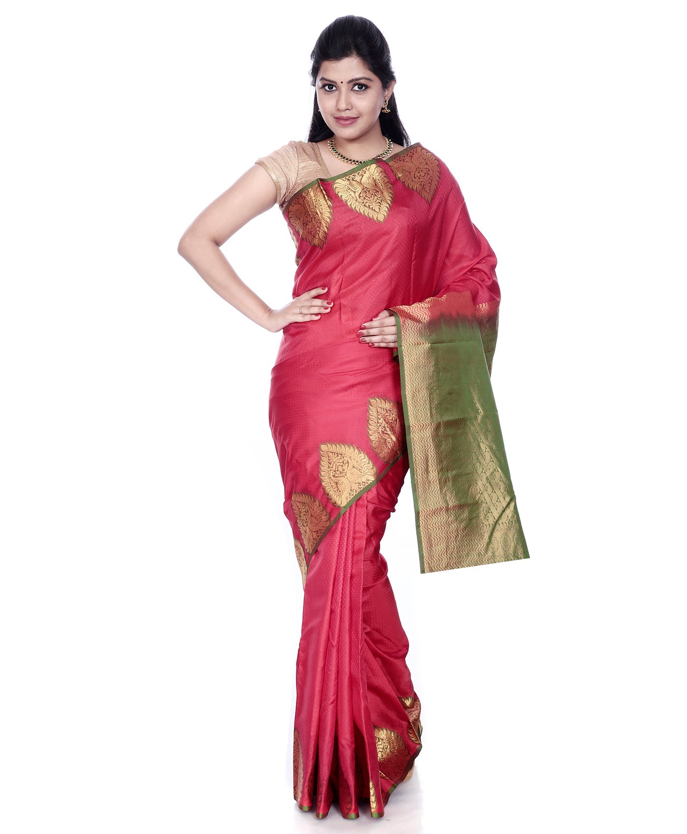 Buy Mandakini Kanchipuram (Kanjivaram) Handloom Pure Silk Sarees Online
