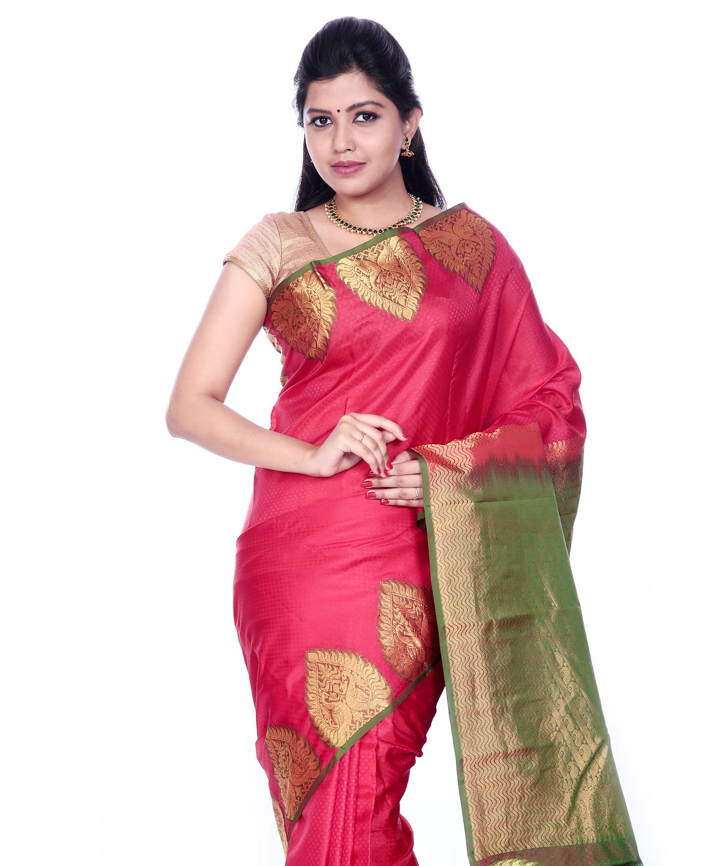 Buy Mandakini Kanchipuram (Kanjivaram) Handloom Pure Silk Sarees Online