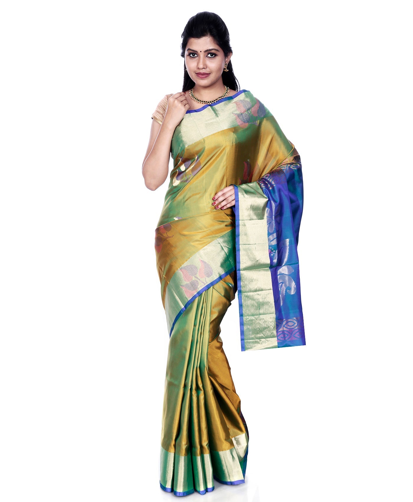 Buy Mandakini Kanchipuram (Kanjivaram) Handloom Pure Silk Sarees Online