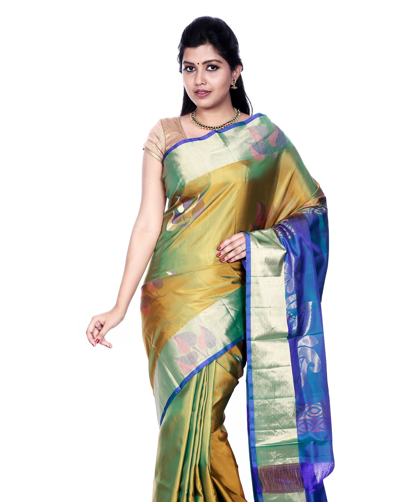 Buy Mandakini Kanchipuram (Kanjivaram) Handloom Pure Silk Sarees Online