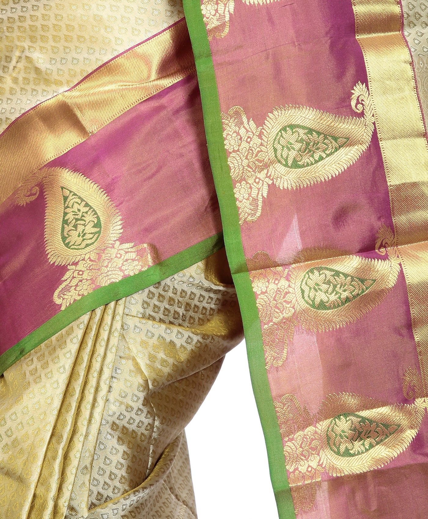 Buy Mandakini Kanchipuram (Kanjivaram) Handloom Pure Silk Sarees Online