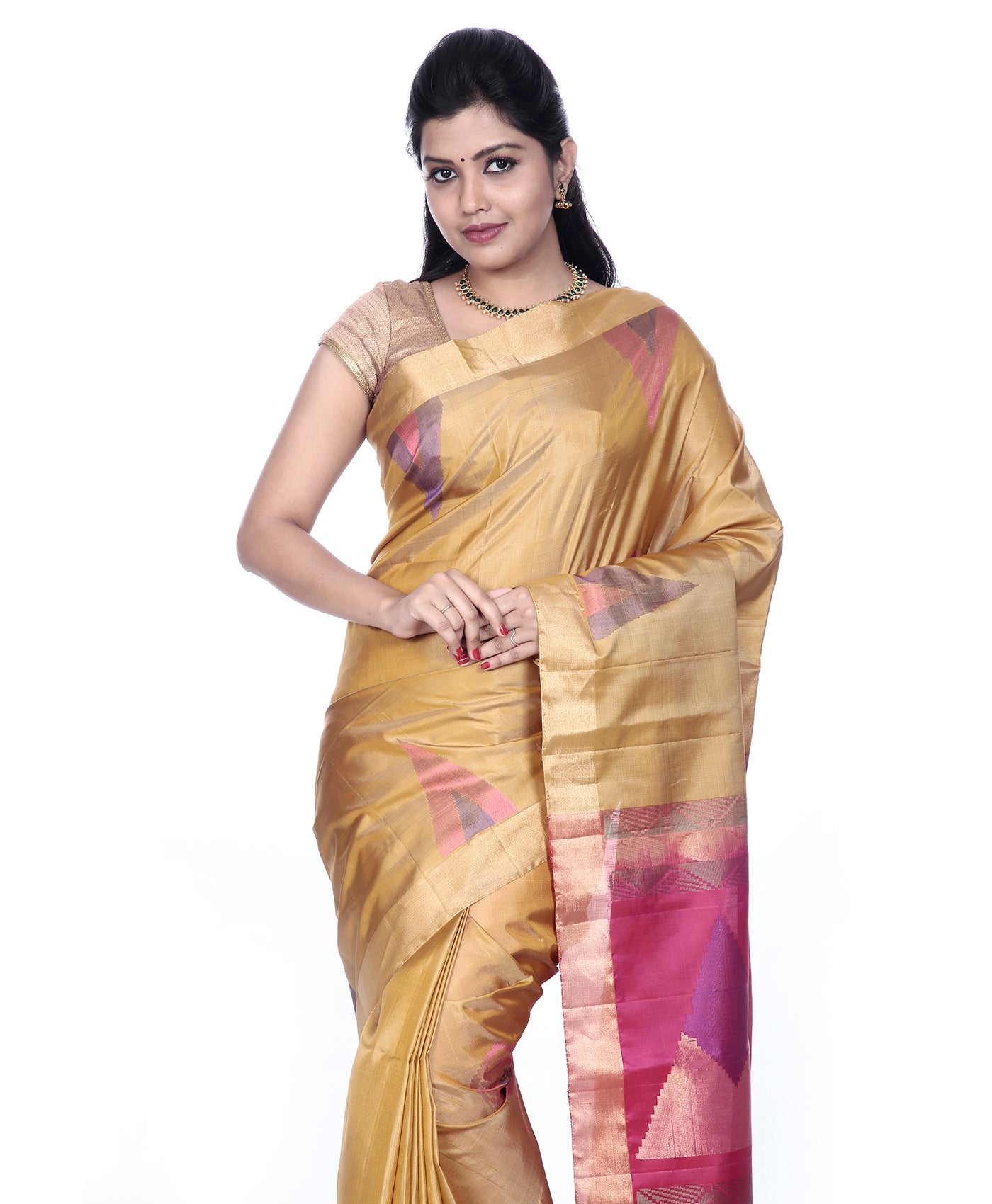 Buy Mandakini Kanchipuram Handloom Pure Silk Sarees Online