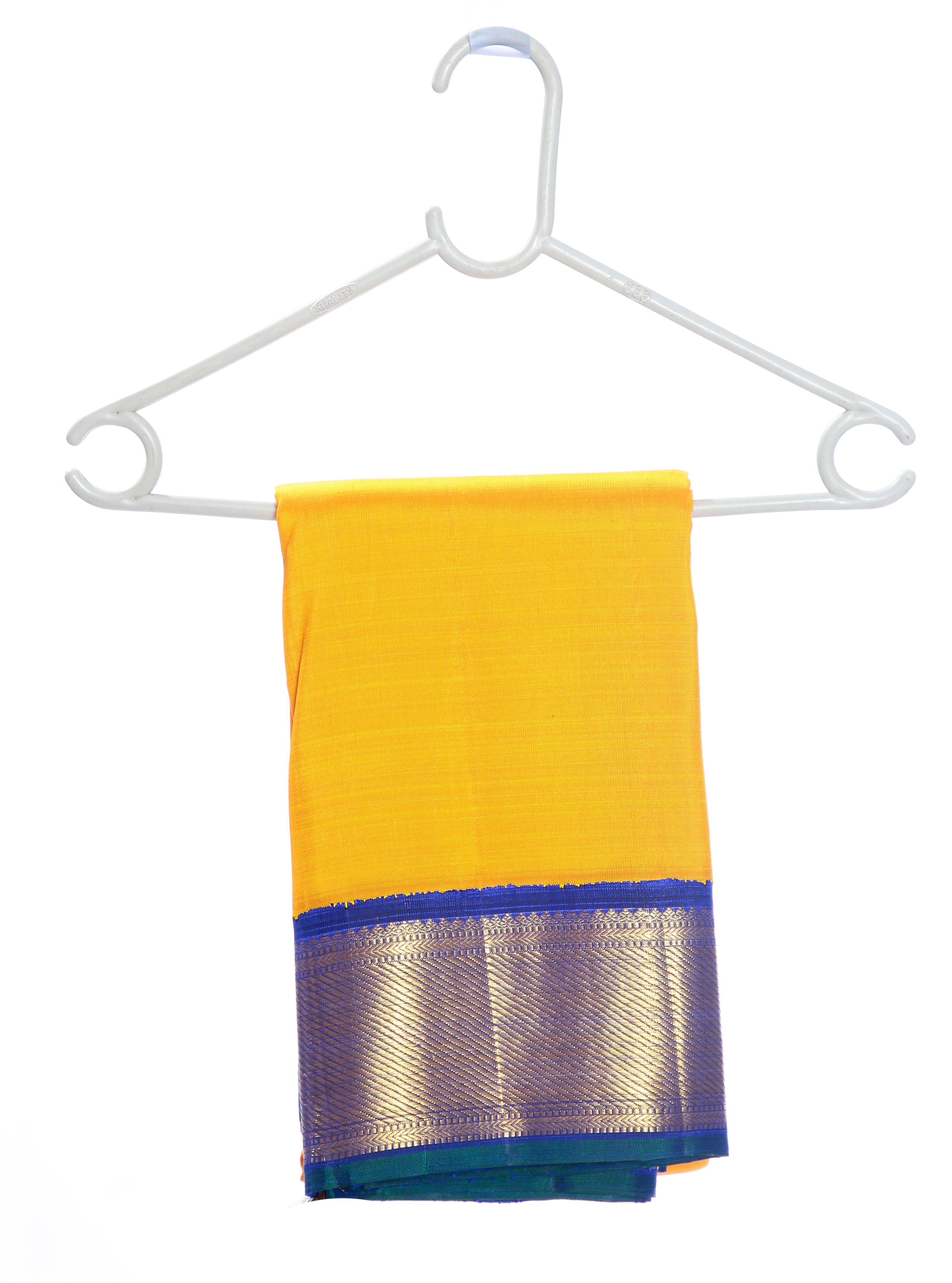 Saree For Wedding in Zari  (Yellow ) (MK202)