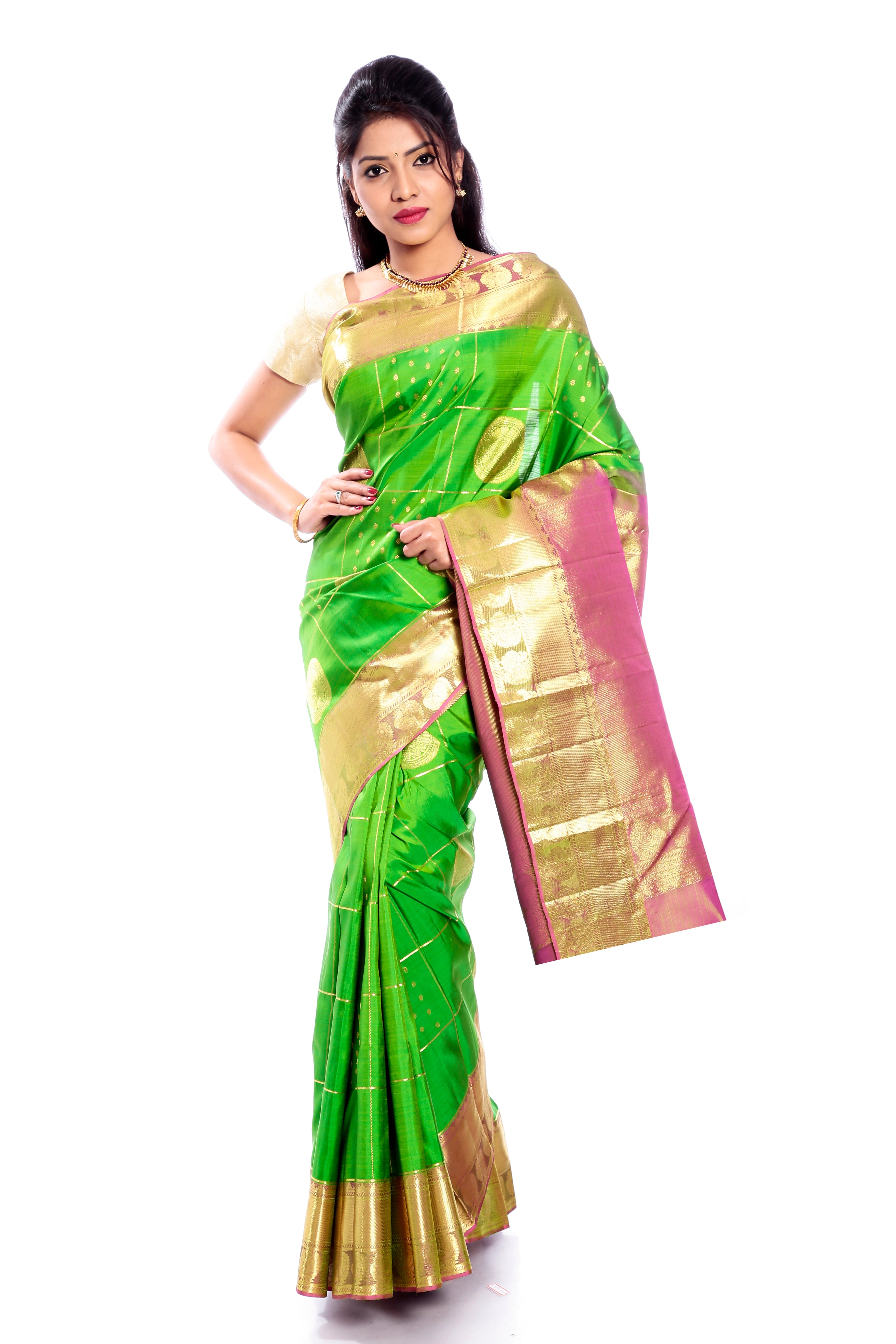 Kanchipuram saree in silk