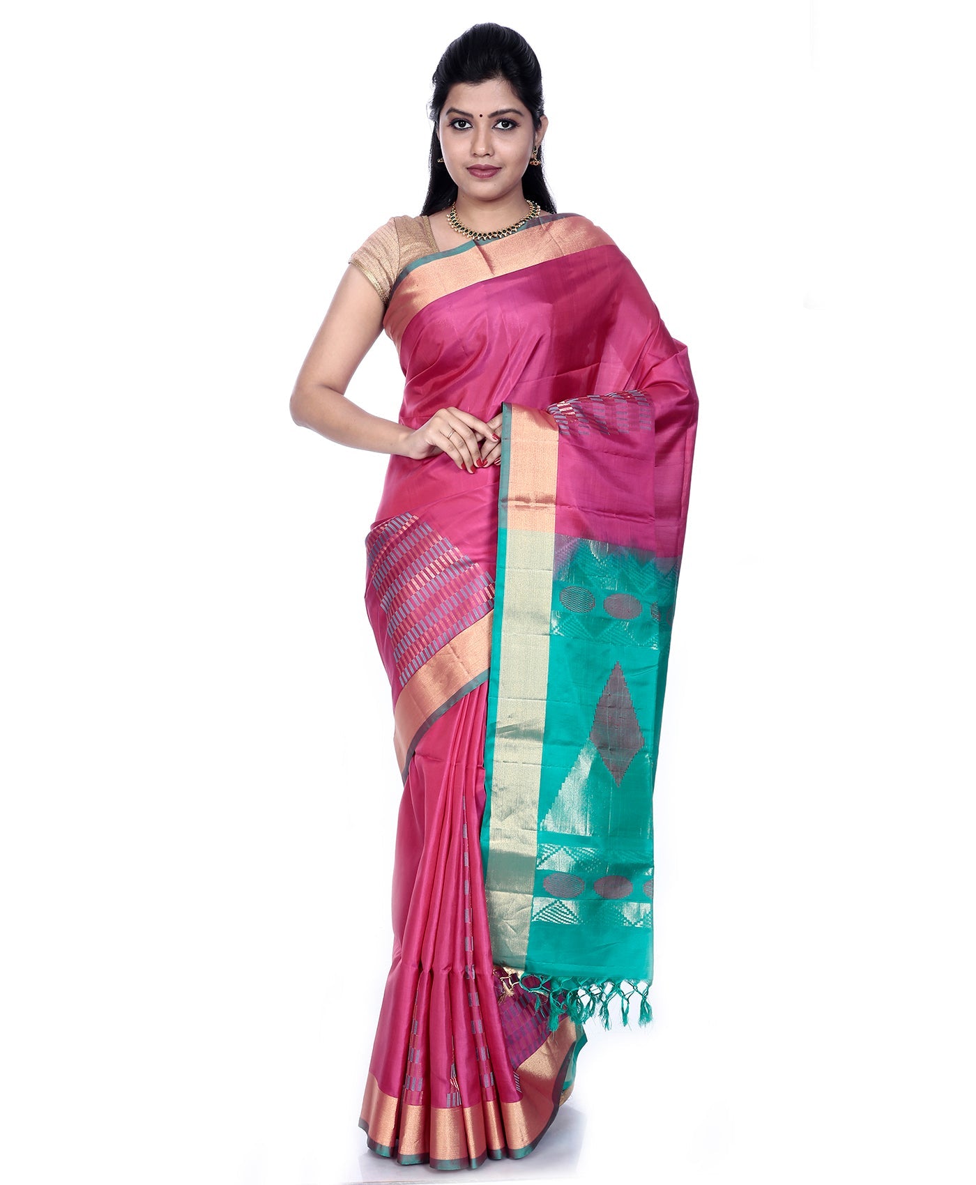Buy Mandakini Kanchipuram Handloom Pure Silk Sarees Online