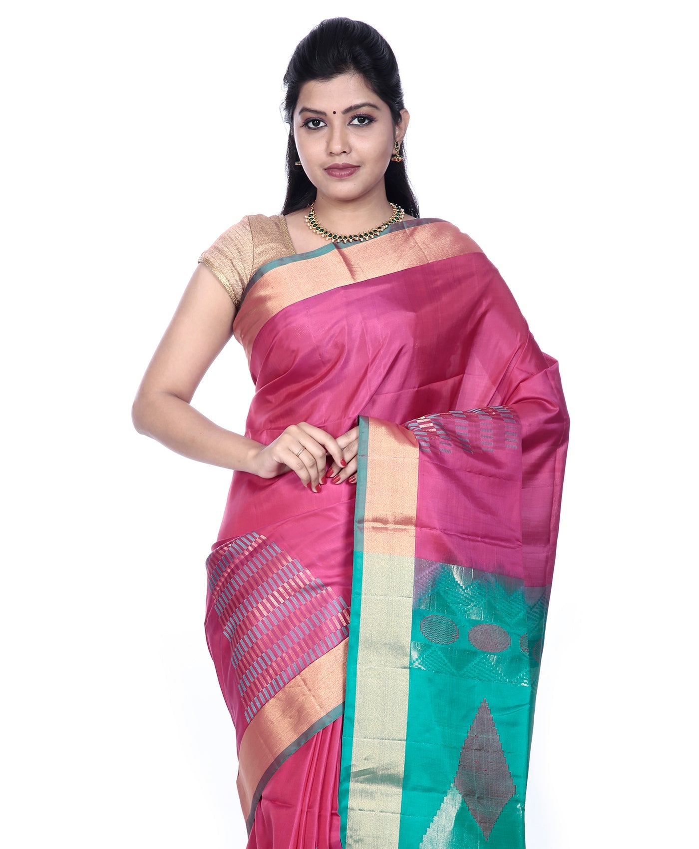 Buy Mandakini Kanchipuram Handloom Pure Silk Sarees Online