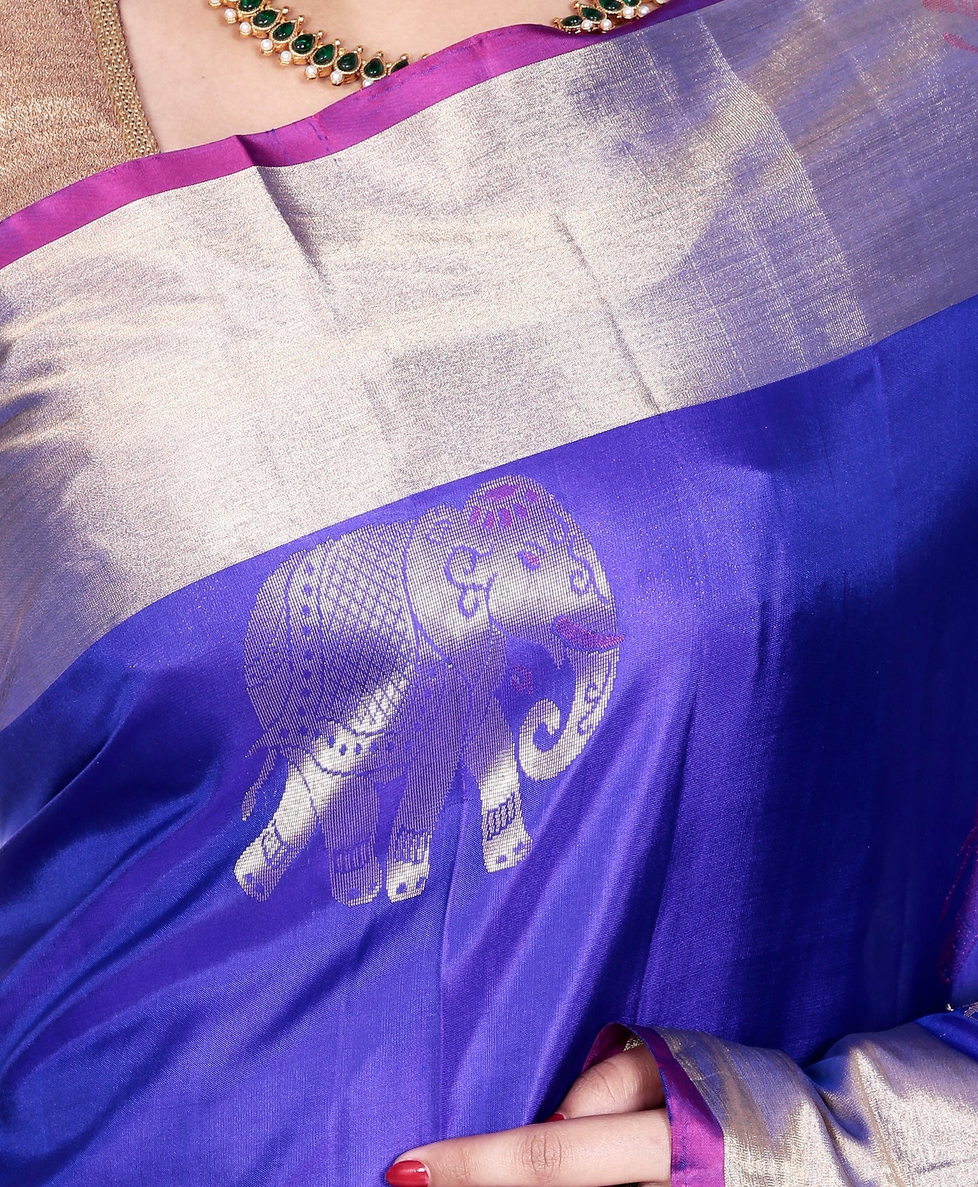 Buy Mandakini Kanchipuram (Kanjivaram) Handloom Pure Silk Sarees Online