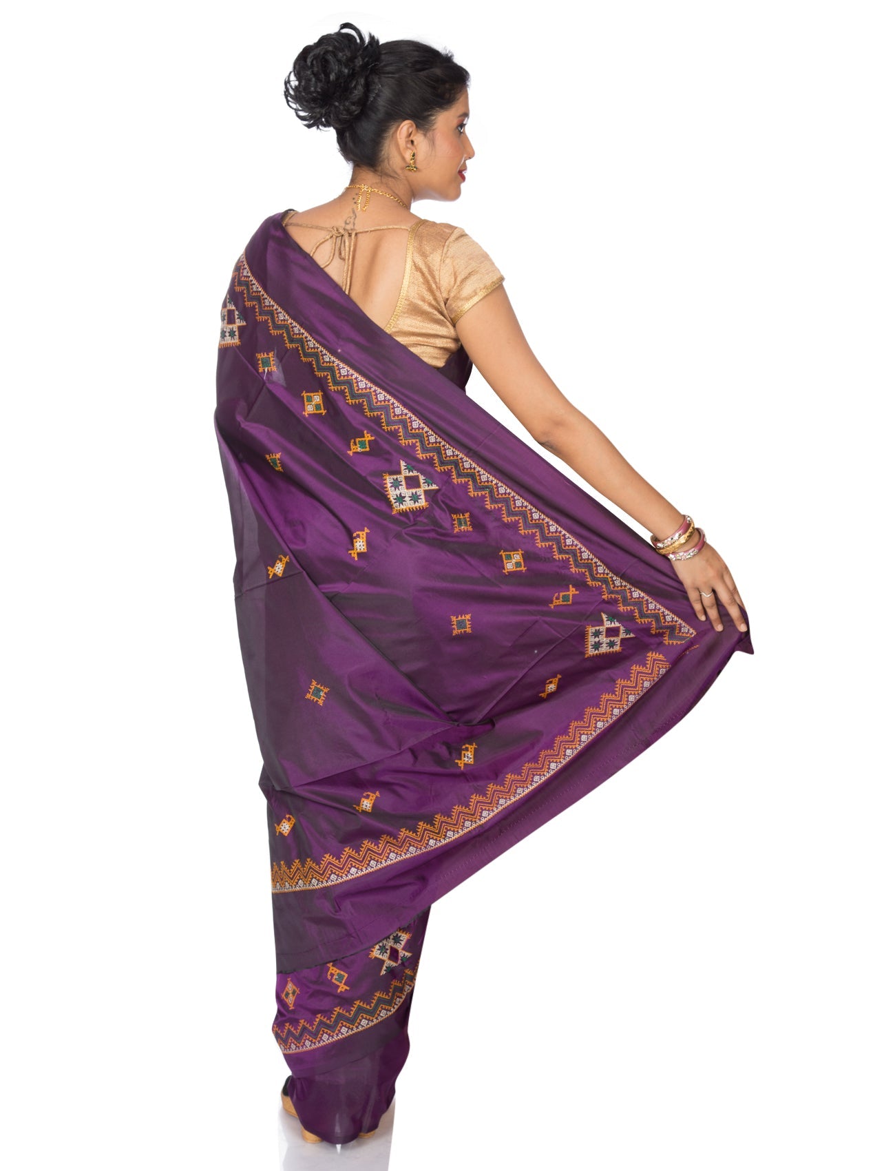 Kasuti Ilkal Art Silk Saree