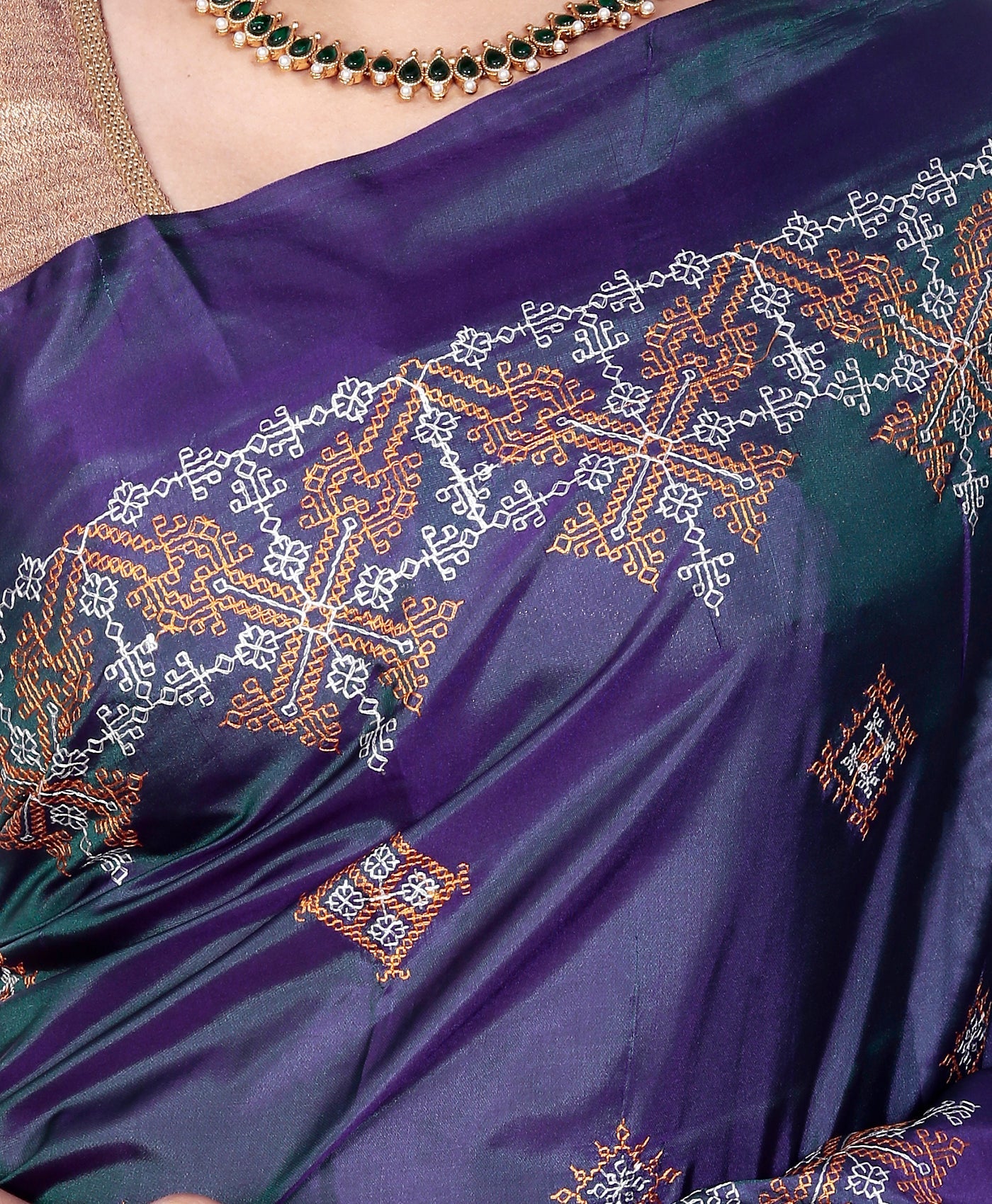 Kasuti Ilkal Art Silk Saree