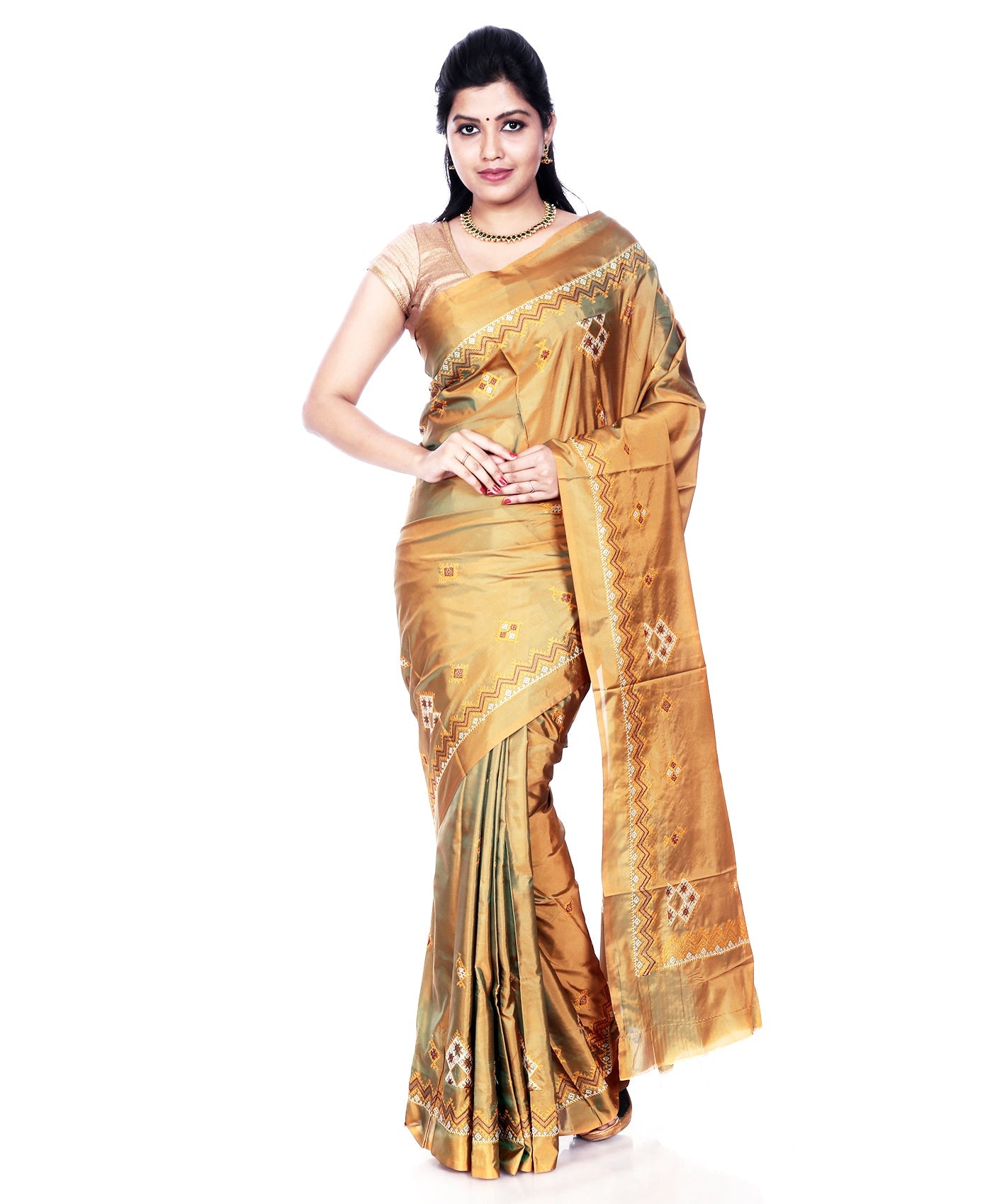 Kasuti Ilkal Art Silk Saree