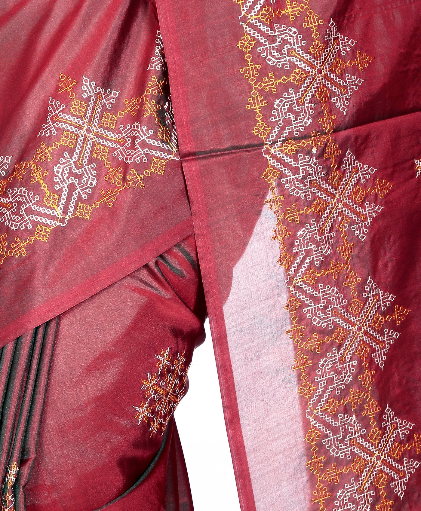 Kasuti Ilkal Art Silk Saree