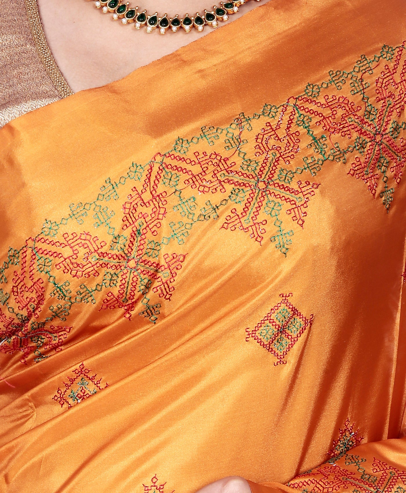 Kasuti Ilkal Art Silk Saree