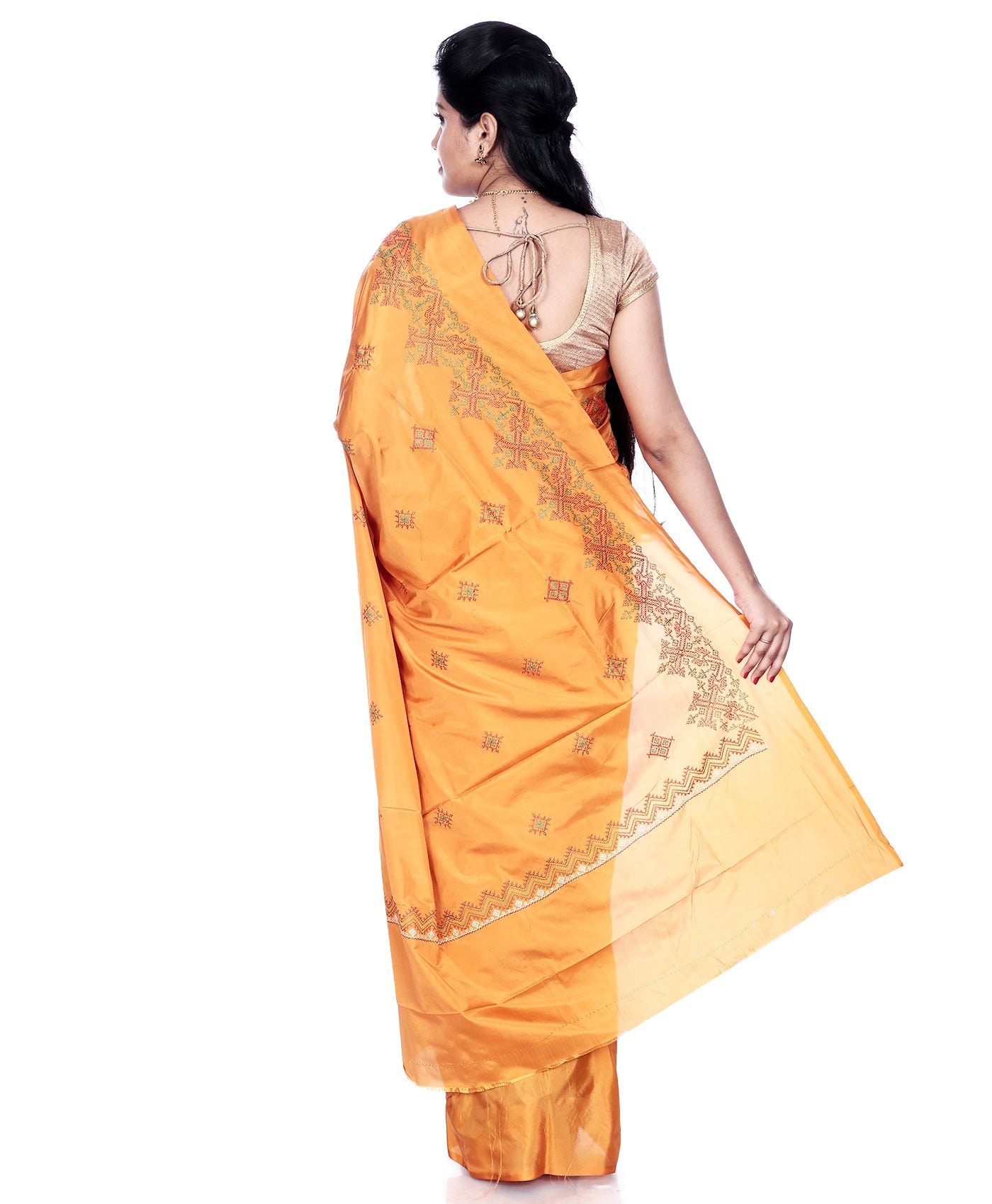 Kasuti Ilkal Art Silk Saree