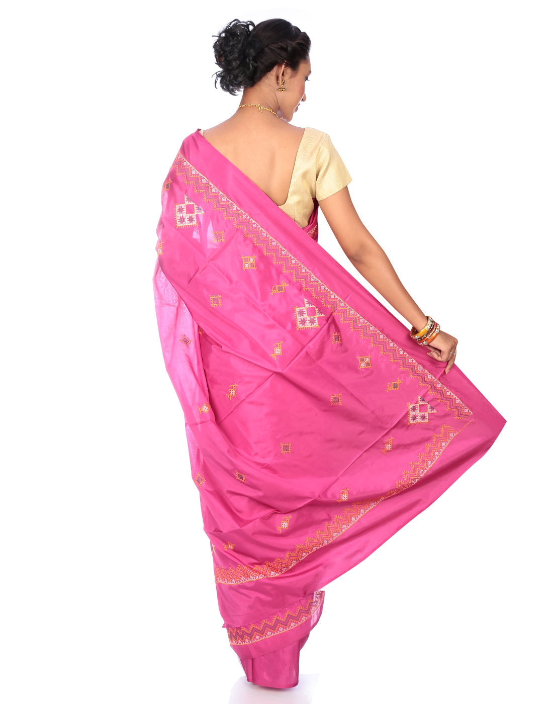 Kasuti Ilkal Art Silk Saree