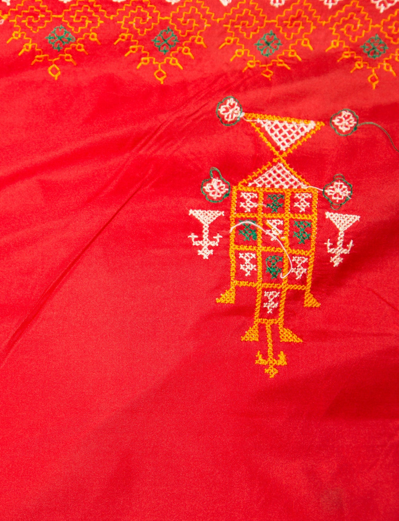 Kasuti Ilkal Art Silk Saree