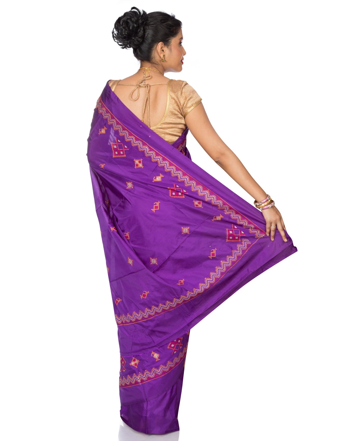Kasuti Ilkal Art Silk Saree