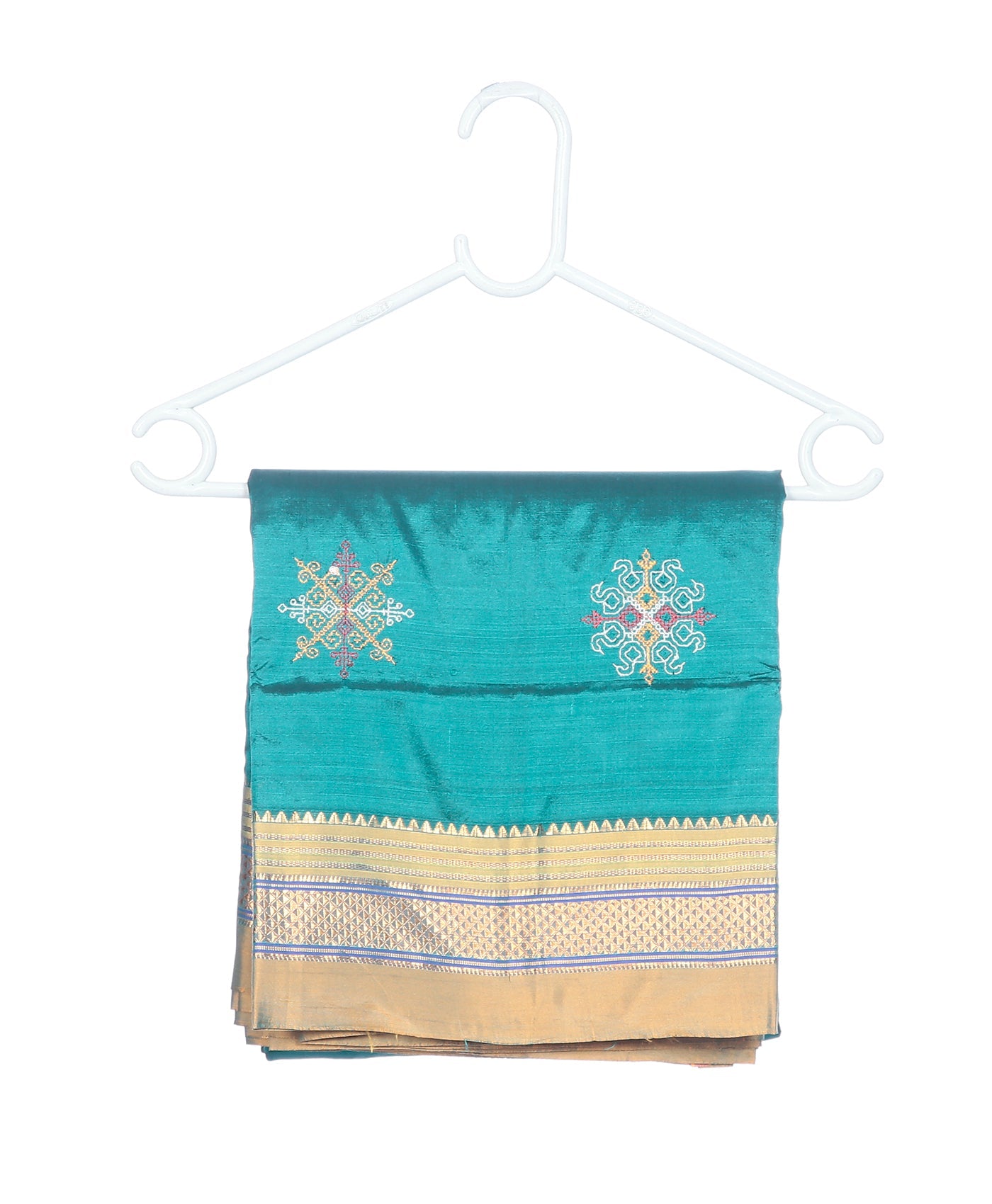Teal Ilkal Saree Online