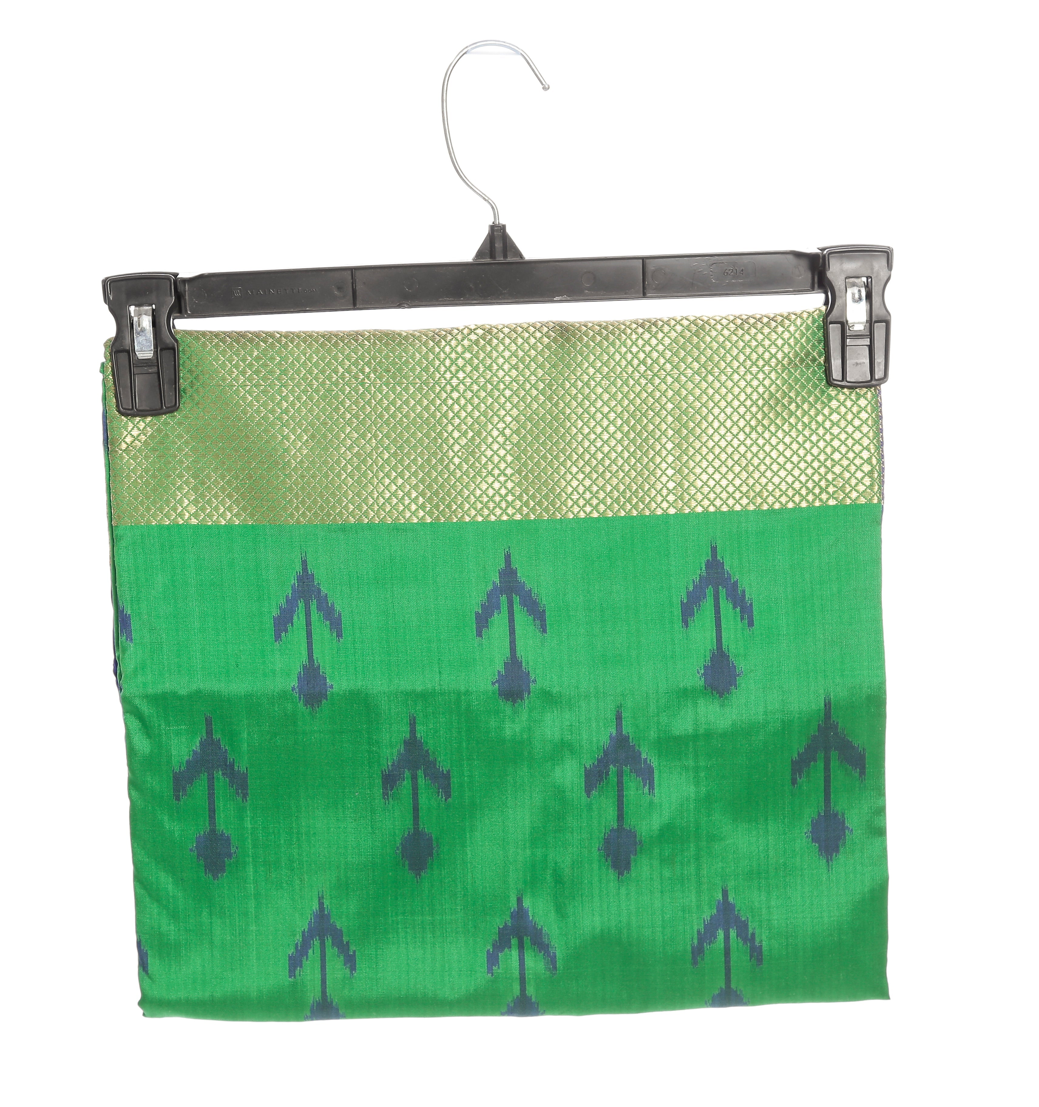 Green & Blue Pochampally Ikkat Saree