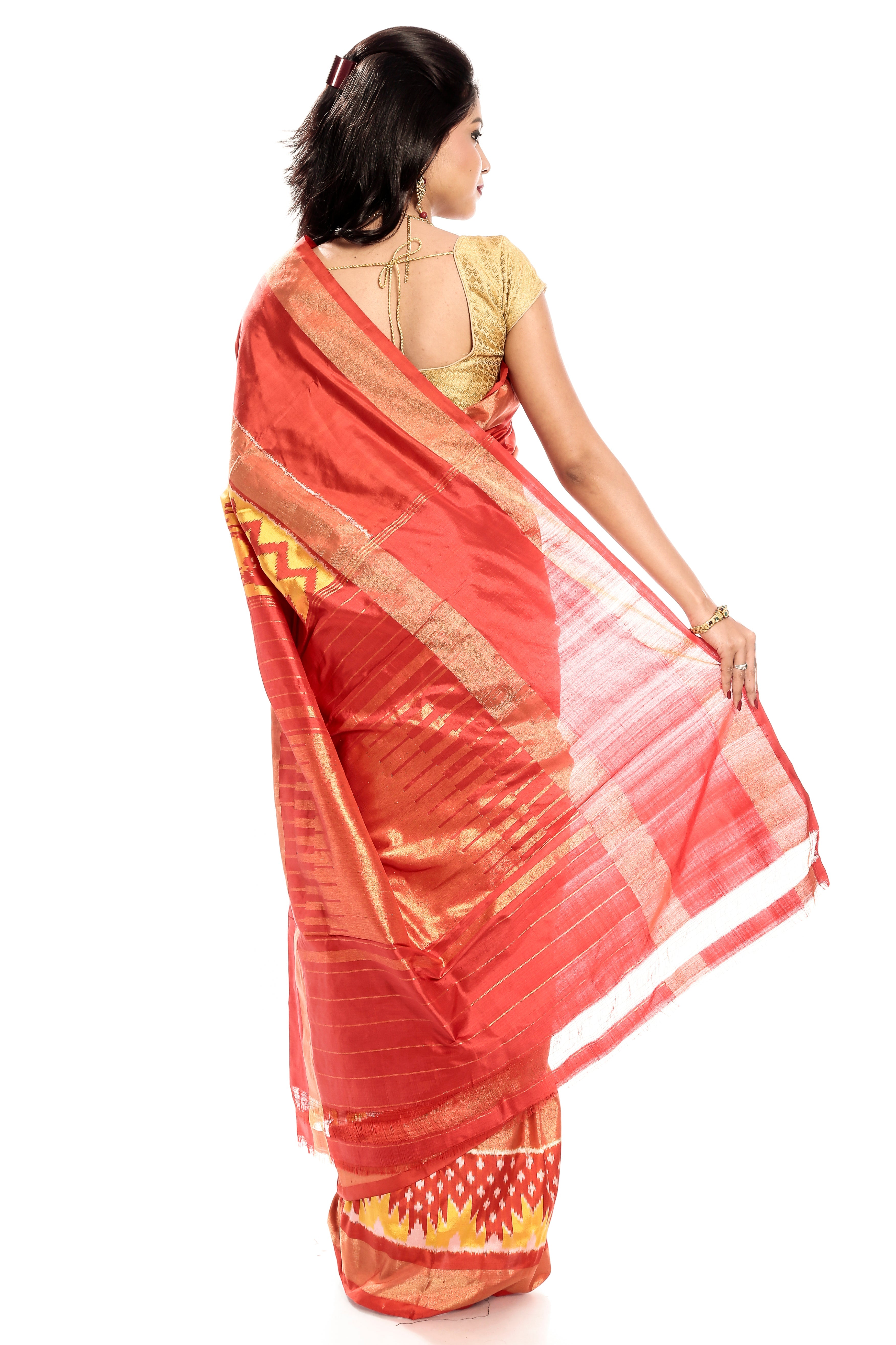 Ikkat Pattu saree USA