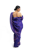 Blue Ilkal Saree - Art Silk Saree with Kasuti Embroidery (MK 783)