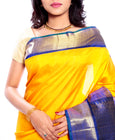 Saree For Wedding in Zari  (Yellow ) (MK202)