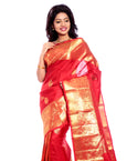 Red Kanchipuram saree online UK