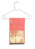 Orange Kanjeevaram silk sarees online USA