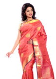 orange kanchipuram silk sarees