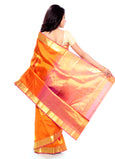 Mango Kanchipuram Silk Saree with Thilagam Motifs